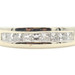 Men's 14KT Yellow Gold 0.90 ctw Princess Cut Diamond 5.6mm Channel Band Ring 