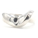 Estate Sterling Silver Unique Wave Sculptural Design Ring By Cellini - Size 6 