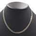 High Shine 10KT Yellow Gold 4.7mm Wide Estate Curb Link Necklace 18.5" - 9.57g