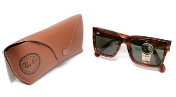 Ray-Ban Inverness Brown Unisex Sunglasses RB2191 954/31 54-18 145 3N with Case