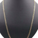 High Shine 10KT Yellow Gold 4.6mm Wide Estate Curb Link Long Necklace 27" - 7.2g