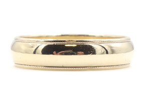 Men's Estate 10KT Yellow Gold 6mm Classic High Shine Wedding Band Ring Size 12
