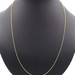 Estate 14KT Yellow Gold 1.5mm Wide Round Link Cable Chain 25" Necklace - 4.3g