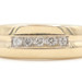 Classic 14KT Yellow Gold 0.15 ctw Round Diamond 6.8mm Channel Band Ring 3.40g