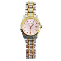 Bulova A9 Classic Two-Tone Stainless Steel 3-Hand Date Quartz Watch