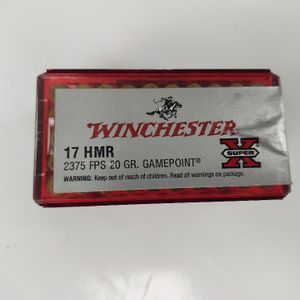 Winchester 17hmr Ammo 20gr 