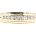 Men's 10KT Yellow Gold Classic 6.5mm Wide 0.26 ctw Diamond Channel Band Ring 3g