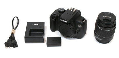 Canon EOS 4000D DSLR 18.0 MP Digital SLR Camera With 18-55mm 1:3.5-5.6 III Lens