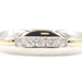 14KT Yellow and White Gold Two Tone 0.45 ctw Round Diamond Channel Band Ring 