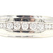 Men's Channel-Set 0.63 Ctw Round Diamond 10KT White Gold Wedding Band Ring MGW