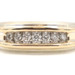 Estate Channel-Set 0.30 ctw Round Diamond 14KT Yellow Gold Wedding Band Ring 