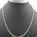 Classic 10KT Yellow Gold 3.8mm Wide High Shine Rope Chain Necklace 22 3/4" 26.1g