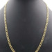 High Shine 10KT Yellow Gold 5.1mm Classic Curb Link Chain Necklace 24" - 8.84g