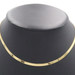 High Shine 14KT Yellow Gold 3.4mm Classic Herringbone Chain Necklace 16" 7.4g