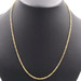 Classic 10KT Yellow Gold 2.9mm Wide High Shine Rope Chain Necklace 22.5" - 10.3g