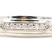 Women's Classic 0.20 ctw Round Diamond 6.3mm Wide 10KT White Gold Band Ring 4.0g