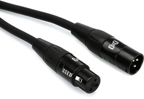 Hosa HMIC-015 Pro Microphone Cable, REAN XLR3F to XLR3 Meter, 15 Feet