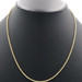 Classic 14KT Yellow Gold 2.3mm Wide High Shine Rope Chain Necklace 20.5" - 2.03g