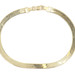 8 1/4" 4.6mm Wide Classic High Shine 14KT Yellow Gold Herringbone Bracelet 4.11g