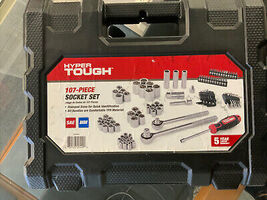 Hyper Tough 107 Piece Socket Set 