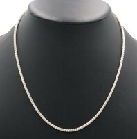 Classic 925 Sterling Silver 2.5mm 20" Franco Chain Necklace by P. Lux - 14.6g 