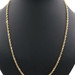 Heavy 10KT Yellow Gold 3.8mm Wide High Shine Rope Chain Necklace 25" - 21.56g