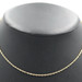 Classic 10KT Yellow Gold 1.7mm Wide High Shine Rope Chain Necklace 15.5" - 3.5g