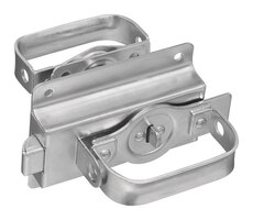 National Hardware N101-600 Heavy Duty Swinging Door Turn Handle Latch Steel Zinc