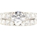 3.00 ctw Round Brilliant Lab Grown Diamond Solitaire 14KT Gold Wedding Ring Set