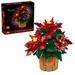 LEGO Icons Poinsettia Plant and Flower Building Set and Centerpiece Table Decor