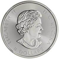 Canadian 1-1/2 Ounce .9999 RCM Silver Coin
