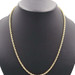 10KT Yellow Gold 4mm Wide High Shine Heavy Rope Chain Necklace 23" - 23.9 Grams