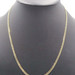 High Shine 14KT Yellow Gold 3.5mm Estate Curb Link Necklace 22" - 7.6g Midas