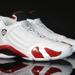 Nike Air Jordan 14 Retro White/Varsity Red-Black Size 10