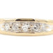 Men's 14KT Yellow Gold Classic 6mm Wide 0.55 ctw Diamond Channel Band Ring 3.7g