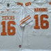 Men's Texas Longhorns 16 Manning White2 F.U.S.E. NCAA Stitched Jersey Size L