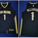 Pelicans 1 Zion Williamson Navy Nike Swingman Jersey Size Xl