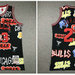 Men's Chicago Bulls 23 Michael Jordan Black Graffiti Fashionable Jersey