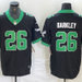 Men's Philadelphia Eagles 26 Saquon Barkley Black Nike Vapor F.U.S.E. Limited Je