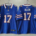 Men's Buffalo Bills 17 Josh Allen Blue 2023 F.U.S.E. Vapor Untouchable Limited S