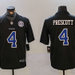 Men's Dallas Cowboys 4 Dak Prescott Black Stitched NFL Vapor Untouchable Limited