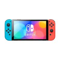 Nintendo Switch OLED red and blue controllers