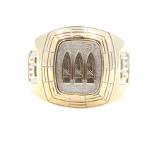 RARE! 10KT Yellow Gold Two Tone General Motors Buick Sales Signet Ring 20.7g 