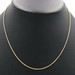 Classic 14KT Yellow Gold 1.3mm Wide High Shine Rope Chain Necklace 18.5" - 3.5g