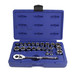 Westward 815153T Ratchet Wrench & 22pc Socket Set w Hard Case 