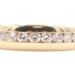 Classic 14KT Yellow Gold 1.05 ctw Round Diamond 5.9mm Channel Band Ring 6.0g