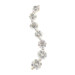 0.95 ctw Round Diamond Graduated 14KT Yellow Gold Journey Pendant - 1.51 Grams