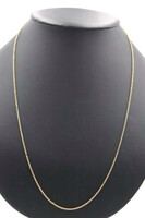 Classic 14KT Yellow Gold 1.6mm Wide High Shine Rope Chain Necklace 24.5" - 5.49g