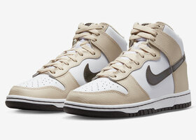 Nike Dunk High White Sanddrift Brown (Women's) Size 12