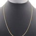 High Shine 10KT Yellow Gold 2.1mm Estate Curb Link Necklace 22.5" by LJ - 5.56g